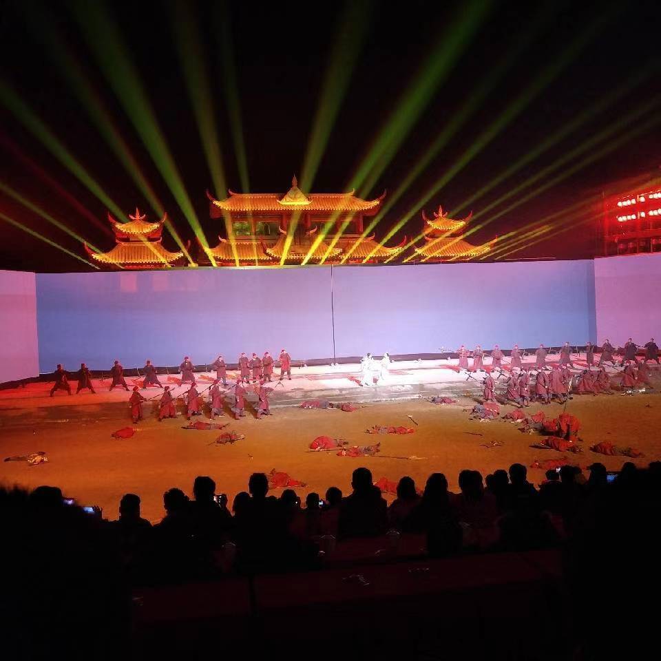 对开移动翻转LED屏